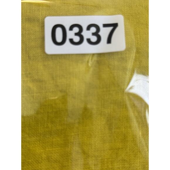 Terzo Millennio Tunic Top Women’s Med 100% Linen Yellow Minimalist Lagenlook NWT - Picture 5 of 5